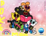 Gumball y amigos contentos