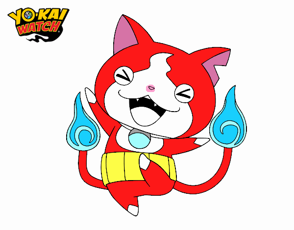 Jibanyan feliz