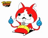 Jibanyan saludando