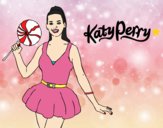 Dibujo Katy Perry con piruleta pintado por AmandaP_25