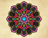 Dibujo Mandala reunión pintado por danibasaca