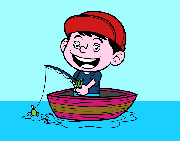 Niño pescando