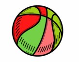 Dibujo Pelota de baloncesto pintado por fiorellamo