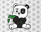 Un oso panda