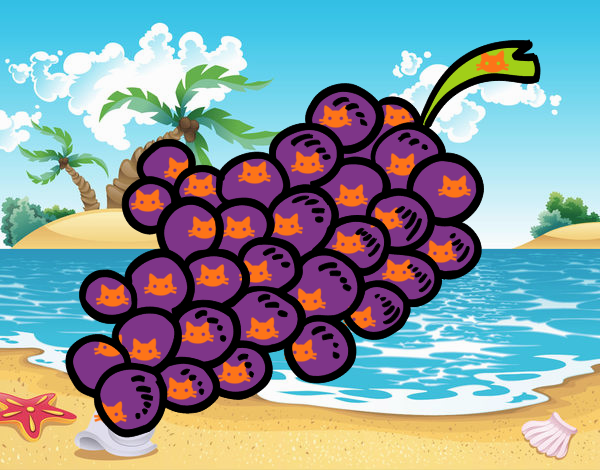 las uvas moradas