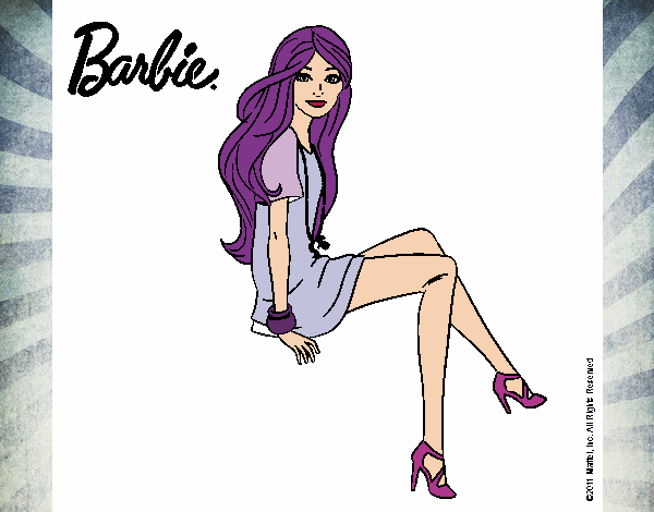 Barbie sentada