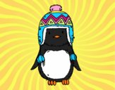 Bebé pingüino con gorrito