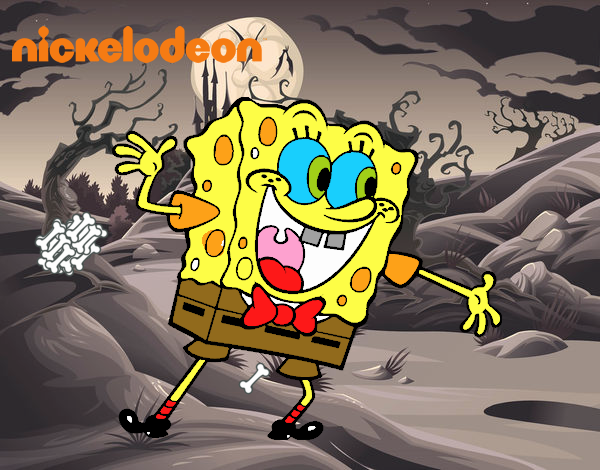 Bob Esponja saludando