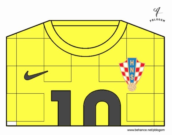 Camiseta del mundial de fútbol 2014 de Croacia