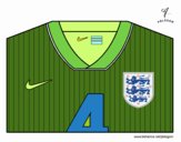 Camiseta del mundial de fútbol 2014 de Inglaterra