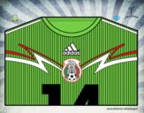 Camiseta del mundial de fútbol 2014 de México