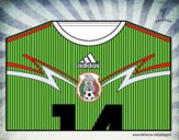 Camiseta del mundial de fútbol 2014 de México