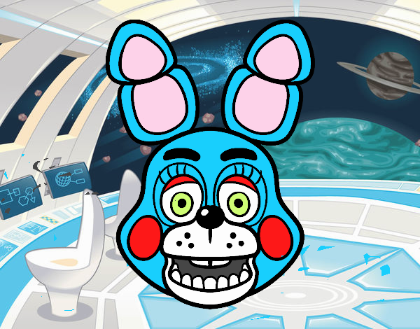 Cara de Toy Bonnie de Five Nights at Freddy's