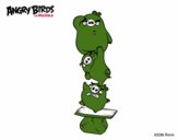 Cerdos verdes de Angry Birds