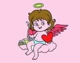 Cupido en una nube