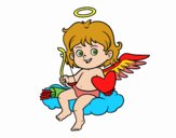 Cupido en una nube