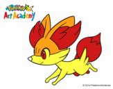 Fennekin corriendo