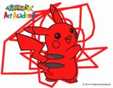 Pikachu de espaldas