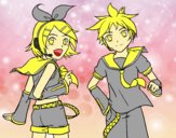 Rin y Len Kagamine Vocaloid