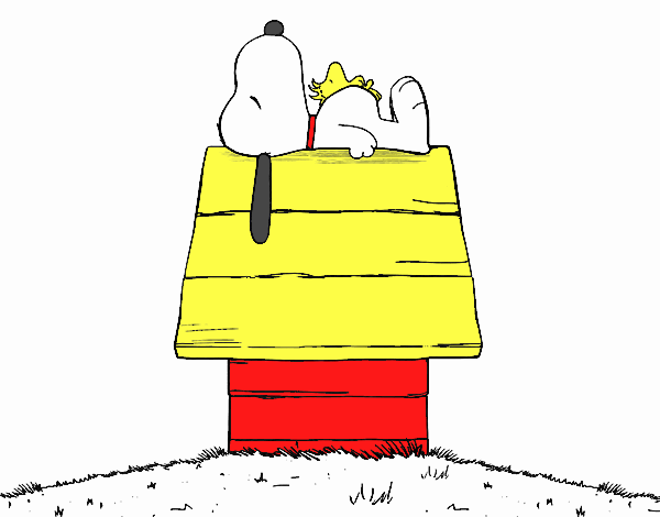 Snoopy durmiendo