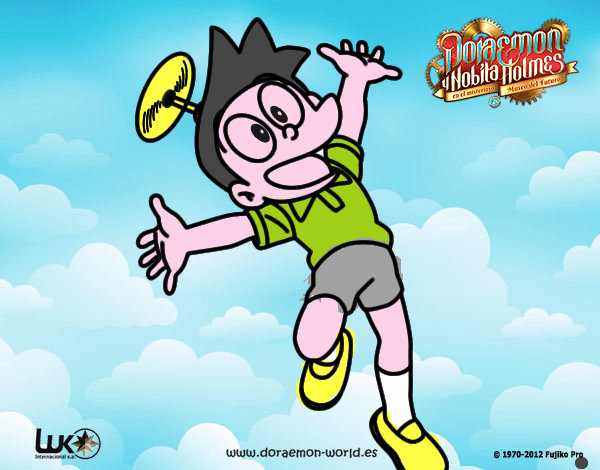 Suneo volando