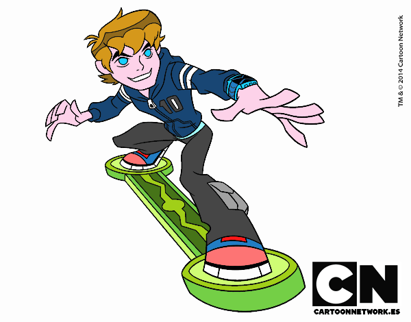 Ben 10 skateboard