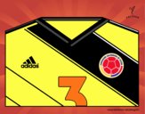 Camiseta del mundial de fútbol 2014 de Colombia