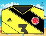 Camiseta del mundial de fútbol 2014 de Colombia