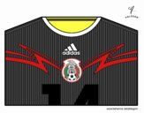 Camiseta del mundial de fútbol 2014 de México