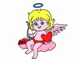 Cupido en una nube