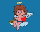 Cupido en una nube