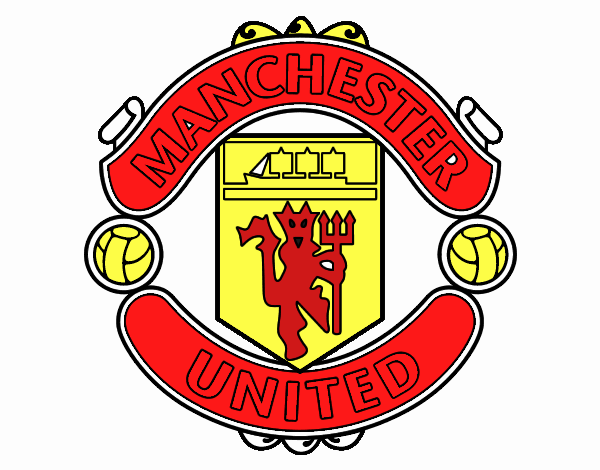 Dibujo de Escudo del Manchester United pintado por en Dibujos.net el ...