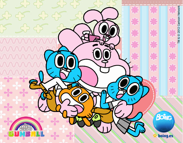 Gumball y amigos contentos