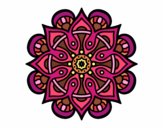 Dibujo Mandala mundo árabe pintado por bonfi