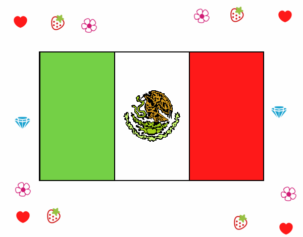 Dibujo de México 1 pintado por en  el día 16-09-17 a las  18:48:20. Imprime, pinta o colorea tus propios dibujos!