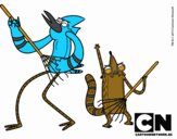 Mordecai y Rigby