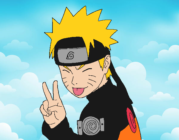 Naruto sacando lengua