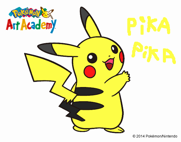 Pikachu de espaldas