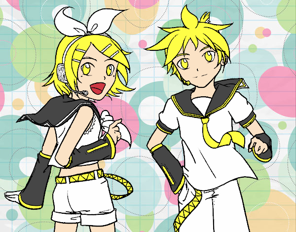 Rin y Len Kagamine Vocaloid