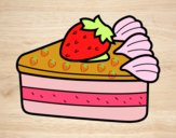Dibujo Tarta de fresas pintado por Sosa2005