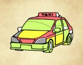 Dibujo Un taxi pintado por matiaspro