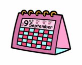 Calendario de mesa