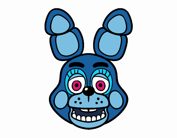 Cara de Toy Bonnie de Five Nights at Freddy's