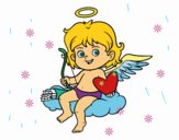 Cupido en una nube