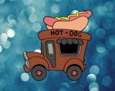 Food truck de perritos calientes