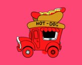 Food truck de perritos calientes