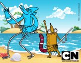 Mordecai y Rigby