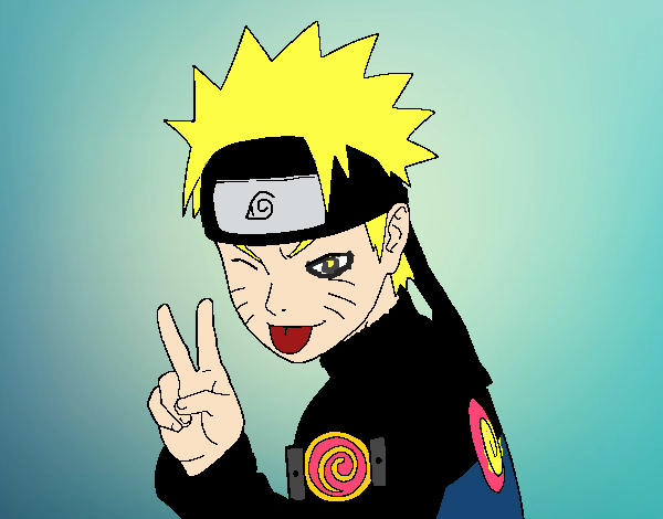 Naruto sacando lengua