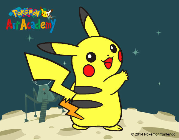 Pikachu de espaldas