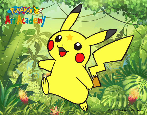 Pikachu en Pokémon Art Academy